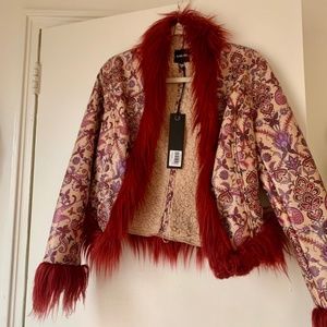 I.AM.GIA Leto Jacket - Tan Paisley - Size: XXS